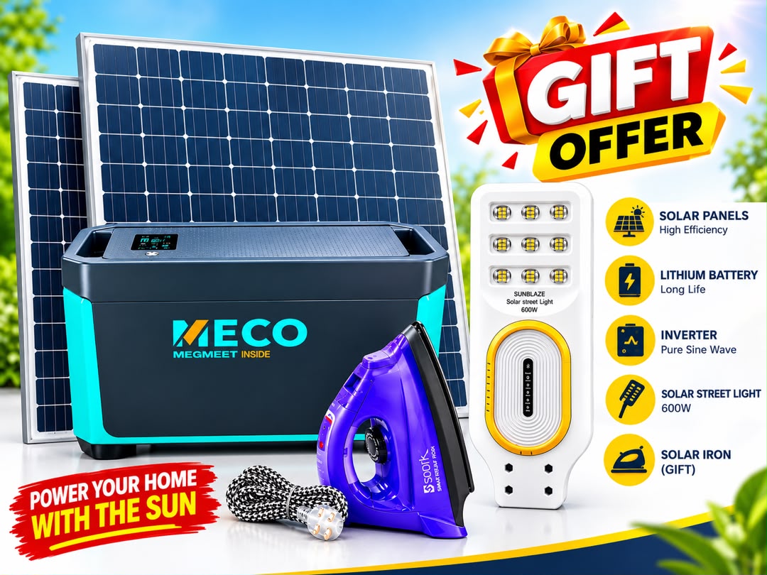 BUY WITH 4PCS OF SOLAR PANELS